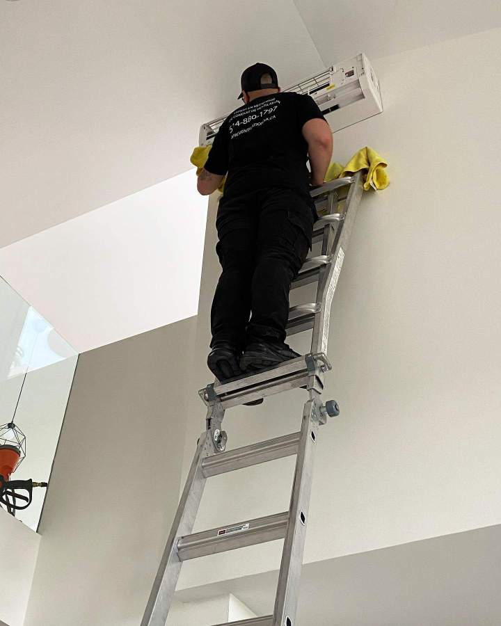 Entretien conduit de ventilation Laval